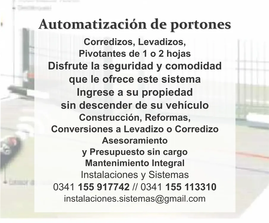 Automatizacion de Portones
