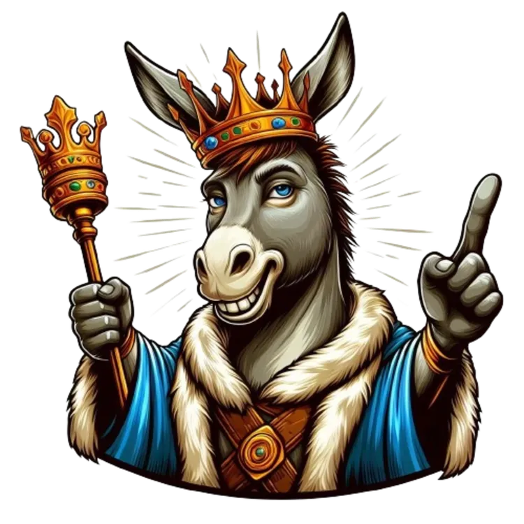 —Pngtree—3d image of a donkey_15668854