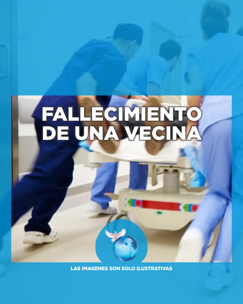 Fallecimiento de una Vecina
