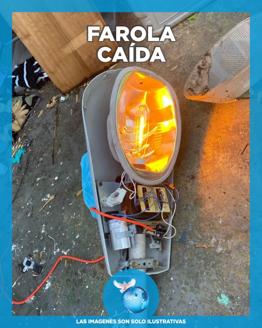 FAROLA CAÍDA